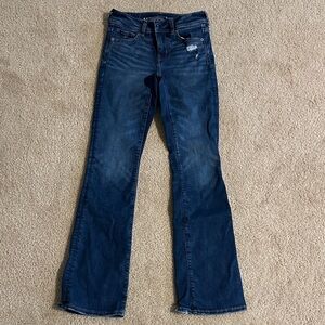 American Eagle Outfitters Dark Blue Flare Jeans